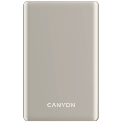Батарея універсальна Canyon 5000mAh OnPower 505 slim Magsafe PD/20W Beige (CNS-CPB505BE) – CANYON