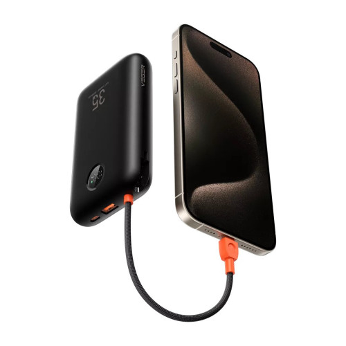 Батарея универсальная VEGER 30000mAh K3 35W PD QC3.0 black (6977525750137) – VEGER (вид 1)