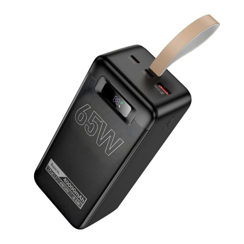 Батарея універсальна HOCO 40000mAh Aquila PD/3.0/65W QC/3.0 Black (DB82 / 714726) – HOCO