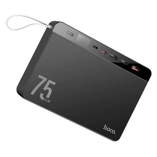 Батарея універсальна HOCO 75000 mAh Overlord PD/20W, QC/3.0/22.5W, Black (J94 / 714739) – HOCO (вид 1)