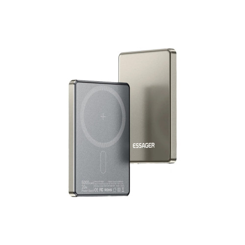 Батарея універсальна Essager 5000mAh Cross-border magnetic 20W PD QC/3.0 (EDY5K-YJ0A-Z) – Essager (вид 2)