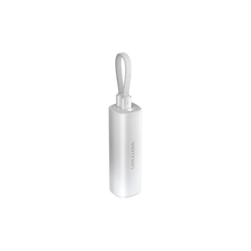 Батарея универсальная VENTION 5000mAh 20W PD, USB-C In/Out, Lightning In/Out, with cable, Gradient Gray (FHWM0) – Vention