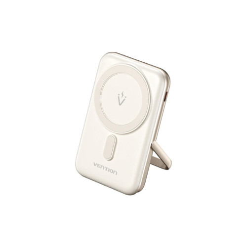 Батарея універсальна VENTION Magnetic Wireless 10000mAh 20W PD USB-C In/Out, QI-15W White (FHNW0) – Vention