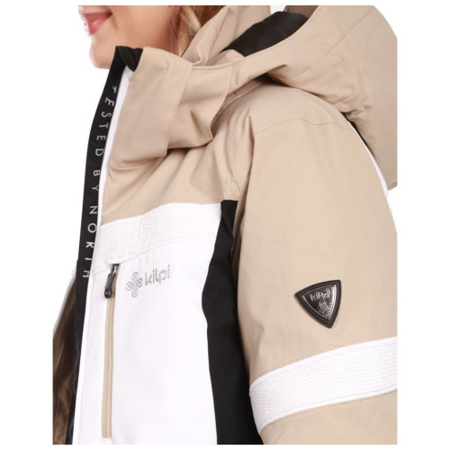 Куртка Kilpi Valera-W beige/white/black - 36 - бежевий/білий/чорний (024.0565) – Kilpi (вид 2)