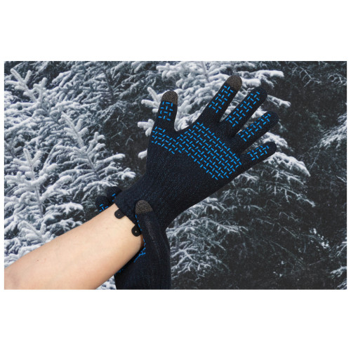 Водонепроницаемые перчатки Dexshell ThermFit 3.0 Gloves темно-блакитні розмір M (DG12402HTB-M) – Dexshell (вид 1)