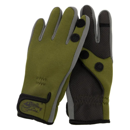 Рукавицы Tramp Effort неопренові 1,5мм зелені/сірі, S (TRGB-002-S) – Tramp (вид 1)