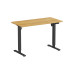 Компьютерный стол OfficePro ODE1260LW Wood/Black (ODE1260LW) – OfficePro
