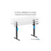 Компьютерный стол OfficePro ODE1470WB White/Black (ODE1470WB) – OfficePro (вид 1)