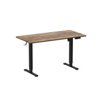 Компьютерный стол OfficePro ODE1470DW Dark Wood/Black (ODE1470DW)