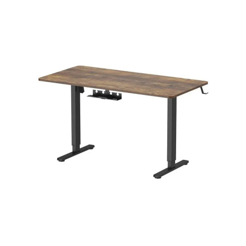 Компьютерный стол OfficePro ODE1470DW Dark Wood/Black (ODE1470DW) – OfficePro (вид 1)