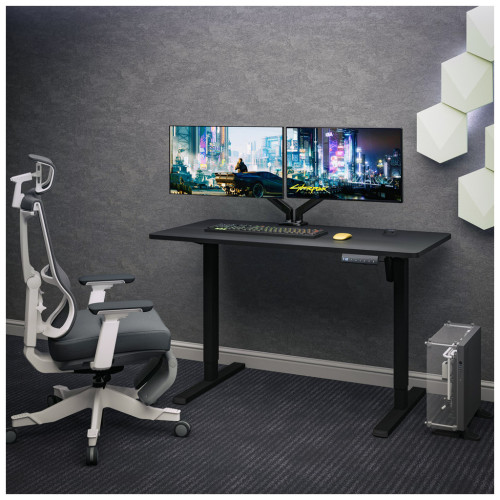 Комп'ютерний стіл Mealux PowerDesk Energy Black з електрорегулюванням висоти (EVO-201 Energy B/B) – Mealux (вид 2)