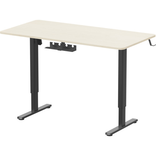 Компьютерный стол OfficePro ODE1470LWB Light Wood/Black (ODE1470LWB) – OfficePro (вид 1)