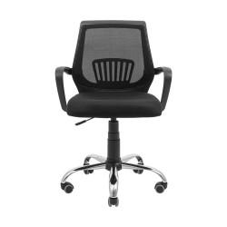 Офісне крісло Richman Стар Хром Піастра Сітка чорна (ADD0003153)