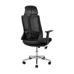 Офісне крісло Richman Токен Хром M-1 (Tilt) Сітка чорна (ADD0003212)