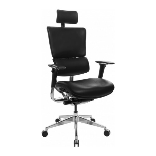 Офисное кресло GT Racer X-807 Black (X-807 Leather Black (P-02)) – GT Racer