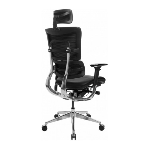 Офисное кресло GT Racer X-807 Black (X-807 Leather Black (P-02)) – GT Racer (вид 1)