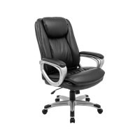 Офисное кресло Richman Элит О Пластик Вещь M-1 (Tilt) Кожа Сплит Черная (R00000041855)