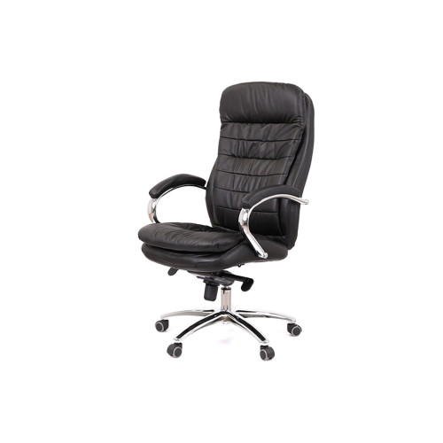 Офісне крісло Аклас Валенсія MB XY-7340 Чорний (Шкіра LC-A) (00119684) – АКЛАС