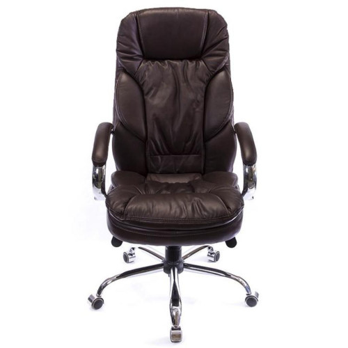 Офісне крісло Аклас Тироль CH MB Кожа натур. Коричневая (05300) – АКЛАС (вид 1)