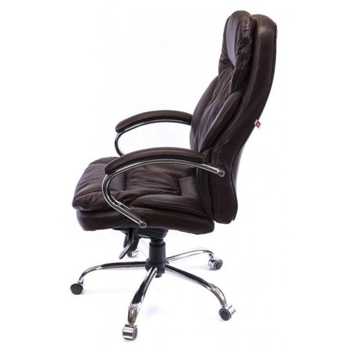 Офісне крісло Аклас Тироль CH MB Кожа натур. Коричневая (05300) – АКЛАС (вид 2)