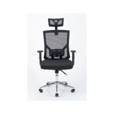 Офисное кресло Richman Роджер хром сетка чорная (ADD0002376)