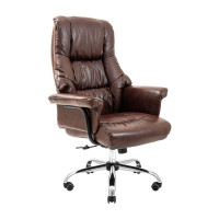 Офисное кресло Richman Конгресс Хром M-2 Широкий (Anyfix Wide) Кожа Люкс Коричневая (ADD0001832)