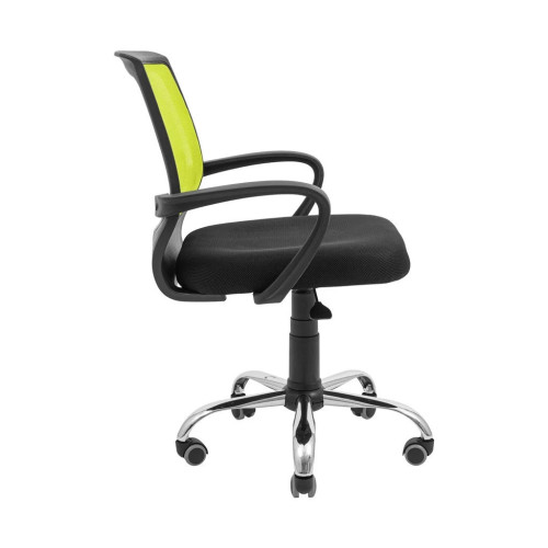 Офисное кресло Richman Стар Хром Пиастра Сетка черная + зеленая (ADD0003157) – Richman (вид 2)