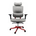 Офісне крісло GT Racer X-626 Gray/Red - Стиль та комфорт – GT Racer (вид 1)