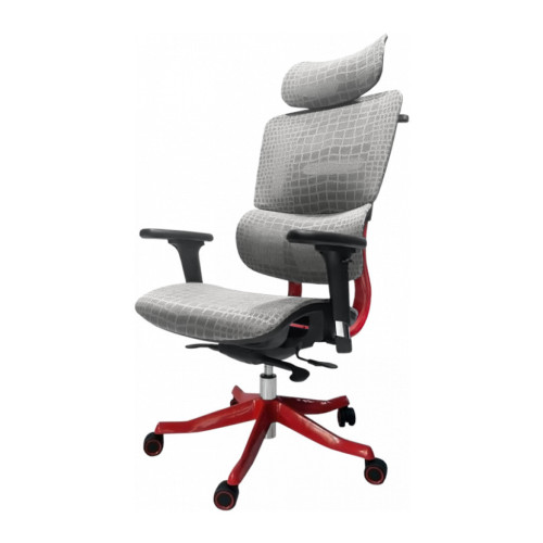 Офісне крісло GT Racer X-626 Gray/Red - Стиль та комфорт – GT Racer (вид 2)
