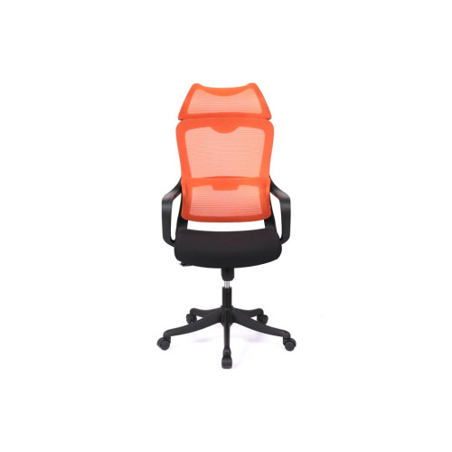 Офисное кресло Аклас Дориан BL TILT Оранжевый (K-09 Orange OS-3000 Black) (00144001) – АКЛАС (вид 1)