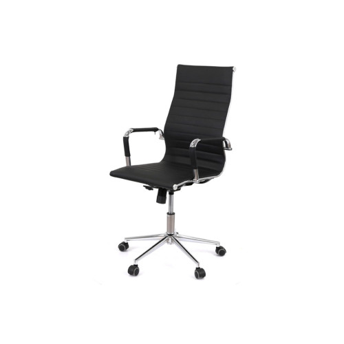 Офісне крісло Аклас Кап PB Tilt (XY-8101) Черный (PU Black) (00148893) – АКЛАС