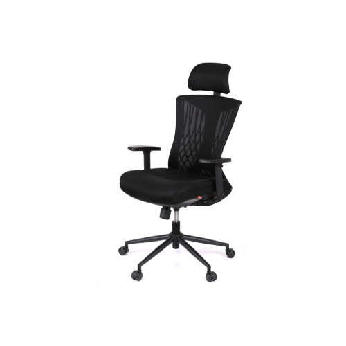 Офисное кресло Аклас Тауер BL R-SR SP-7800BK Чорний (Mesh 03 black) (00142834) – АКЛАС