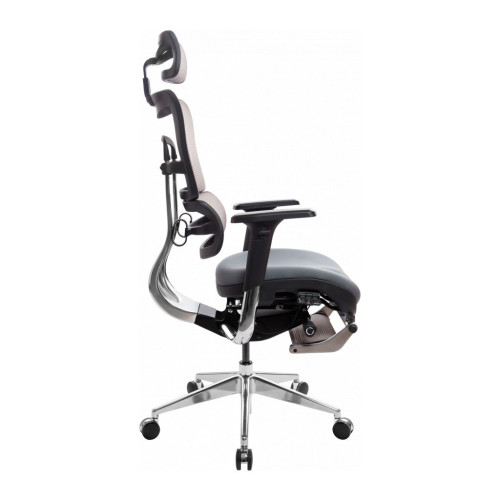 Офисное кресло GT Racer X-802L Bright Gray (X-802L Bright Gray (W-20 B-40)) – GT Racer (вид 2)