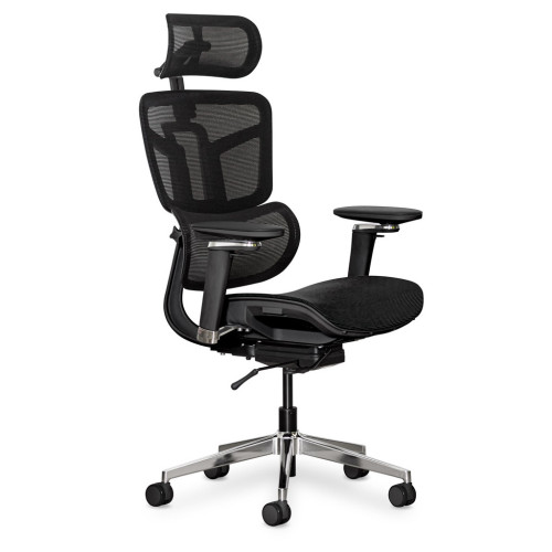 Офісне крісло Mealux S4 Air Black (HF-S4 M/B) – Mealux