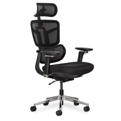 Офісне крісло Mealux S4 Air Fabric Black (HF-S4 F/B) – Mealux
