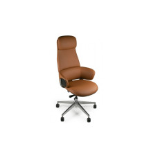 Офісне крісло Barsky Lux Leather brown LC-02 (LC-02)