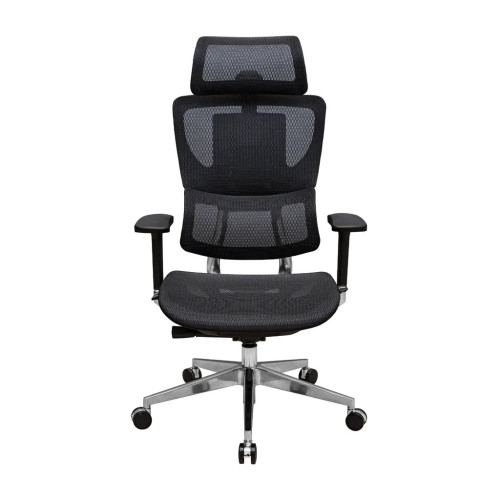 Офісне крісло Richman Ерготекс Алюм Synchro Сітка Чорне (R00000052539) – Richman (вид 1)