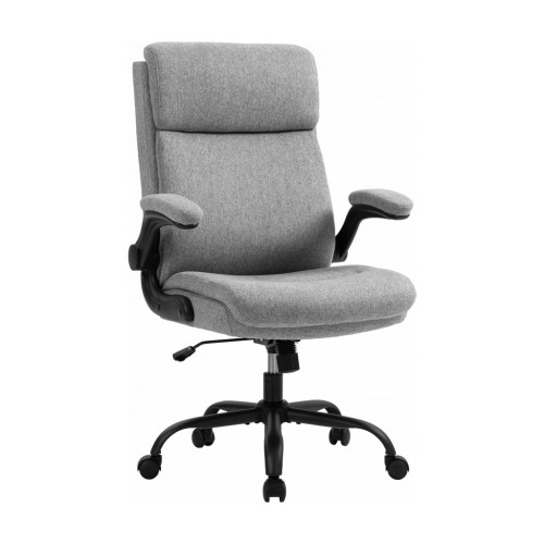 Офісне крісло GT Racer B-3021 Gray (B-3021 Fabric Gray) – GT Racer