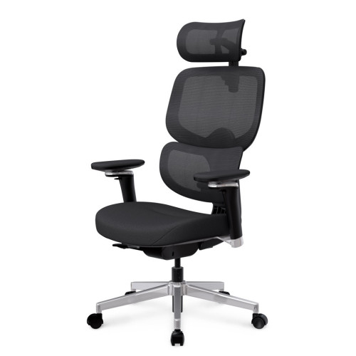 Офісне крісло Mealux D2 Air Fabric Black (HF-D2 F/B) – Mealux (вид 2)