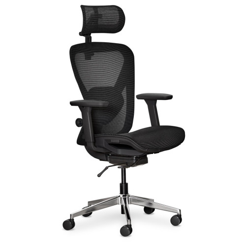 Офісне крісло Mealux Q1 Air Black (HF-Q1 M/B) – Mealux
