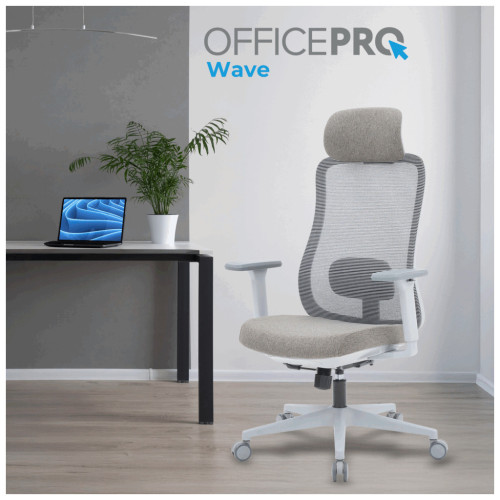 Офисное кресло OfficePro Wave OC599-G-G-G (OC599-G-G-G) – OfficePro (вид 1)
