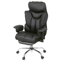 Офисное кресло Аклас Бамбетель RL 10093H Черный (PU Black) (00158595)