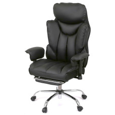 Офісне крісло Аклас Бамбетель RL 10093H Чорний (PU Black) (00158595)