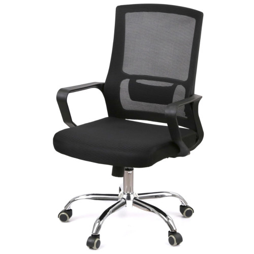 Офісне крісло Аклас Конвалія BL Tilt Чорний (Чорний) (00160108) – АКЛАС