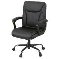 Офісне крісло Аклас Лівар TILT 10002M Чорний (PU Black) (00158598)