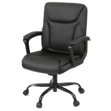 Офісне крісло Аклас Лівар TILT 10002M Чорний (PU Black) (00158598)