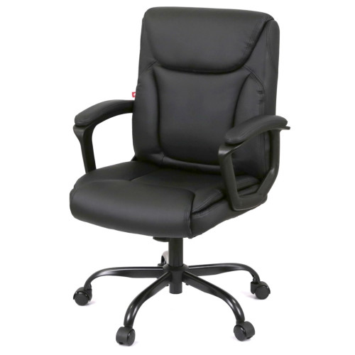 Офісне крісло Аклас Лівар TILT 10002M Чорний (PU Black) (00158598) – АКЛАС