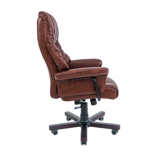 Офисное кресло Richman Конгресс Вуд M-2 Широкий (Anyfix Wide) Кожа Люкс Коричневая (R00000051475) – Richman (вид 2)
