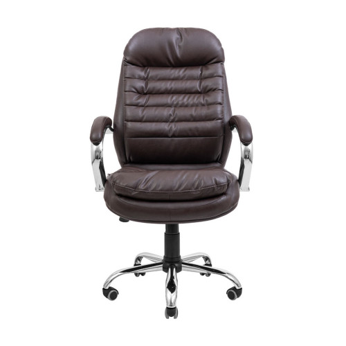 Офисное кресло Richman Валенсия Хром П4 M-2 (Tilt) Канзас Шоколад (R00000055343) – Richman (вид 1)