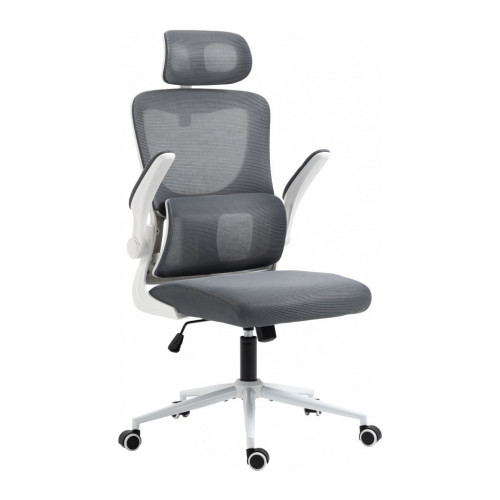 Офисное кресло GT Racer X-5728 White/Gray – GT Racer (вид 1)